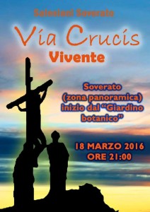 Locandina Via Crucis