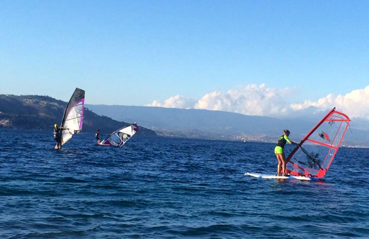 windsurfers