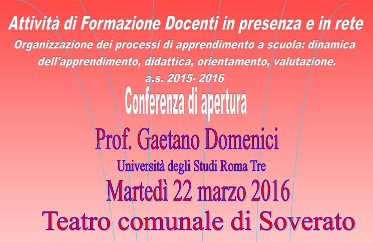 conferenza formazione docenti