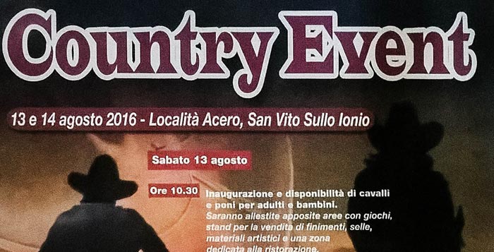 country event san vito